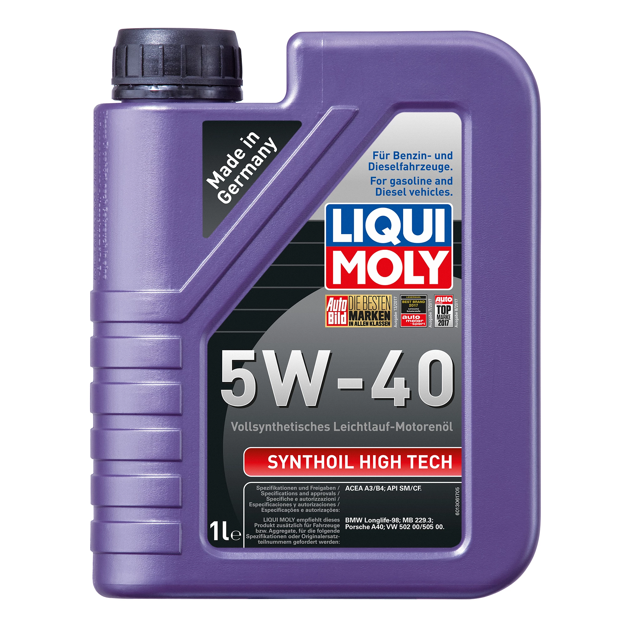 LIQUI MOLY 1 L Synthoil High Tech 5W-40 1306 1 LIQUI MOLY 1 L Synthoil High Tech 5W-40 1306