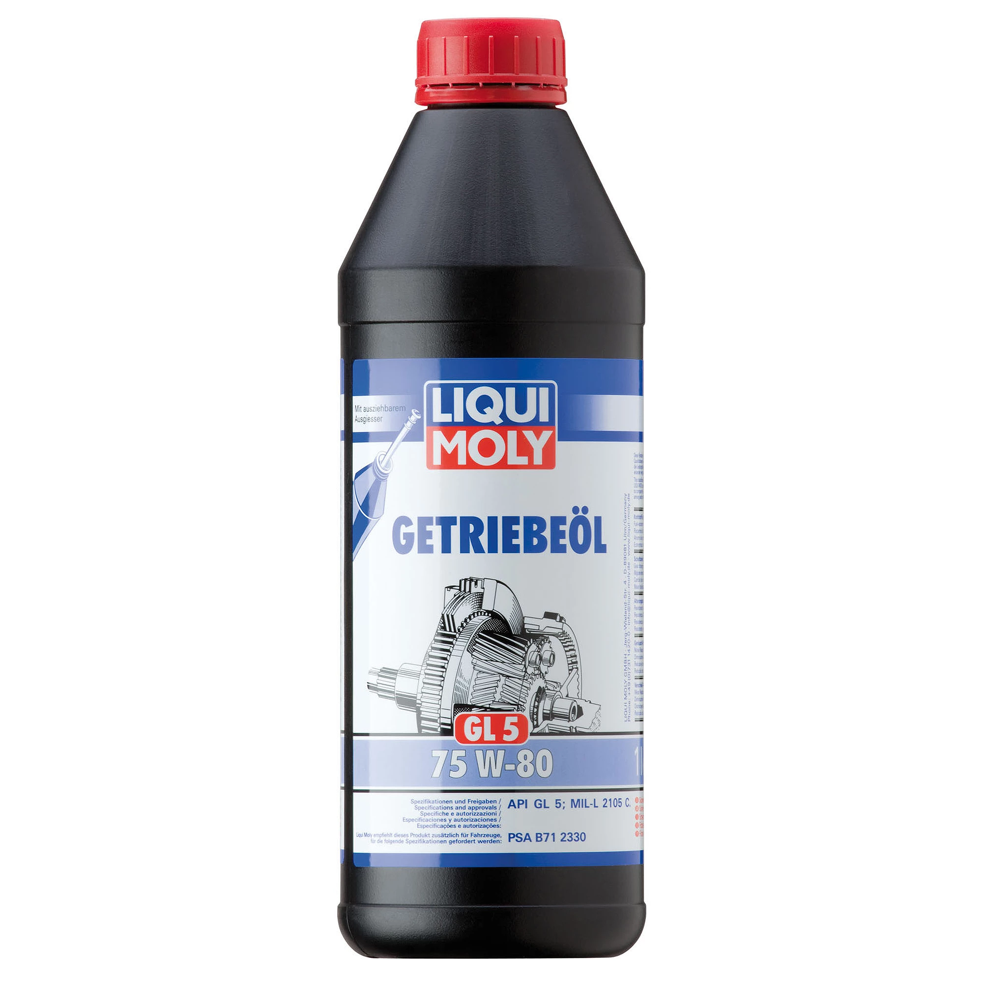 LIQUI MOLY 1 L Getriebeöl (GL5) 75W-80 3658 1 LIQUI MOLY 1 L Getriebeöl (GL5) 75W-80 3658