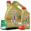 CASTROL 6 L EDGE FLUID TITANIUM 0W-40 A3/B4 + Ölw.-Anhänger + Trichter 15337F