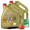CASTROL 10 L EDGE FLUID TITANIUM 5W-30 C1 + Ölwechsel-Anhänger + Trichter 15B943