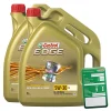 CASTROL 10 L EDGE FLUID TITANIUM 5W-30 LL + Ölwechsel-Anhänger 15669E