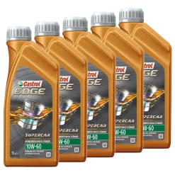 CASTROL 5x 1 L EDGE Supercar FLUID TITANIUM 10W-60 1595CC