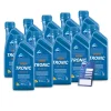 ARAL 10x 1 L HighTronic 5W-40 + Ölwechsel-Anhänger 1505B4