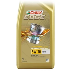 CASTROL 5x 1 L EDGE FLUID TITANIUM 5W-30 A5/B5 + Ölwechsel-Anhänger 15BAE7 -Chemie Geschäft 1456017