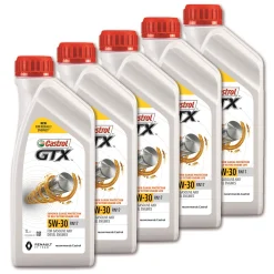 CASTROL 5x 1 L GTX 5W-30 RN17 15CC2F