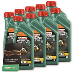 CASTROL 9x 1 L Magnatec STOP-START 5W-20 E 15CC53 -Chemie Geschäft 2360521