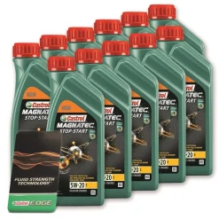 CASTROL 11x 1 L Magnatec STOP-START 5W-20 E 15CC53 -Chemie Geschäft 2360529