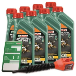 CASTROL 8x 1 L Magnatec STOP-START 5W-20 E 15CC53 -Chemie Geschäft 2428491