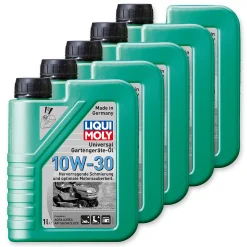 LIQUI MOLY 5x 1 L Universal Gartengeräte-Öl 10W-30 1273