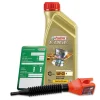 CASTROL 1 L EDGE 5W-40 M + Ölwechsel-Anhänger + Einfülltrichter 15D3AA
