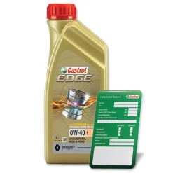 CASTROL 1 L EDGE 0W-40 R + Ölwechsel-Anhänger 15D33B