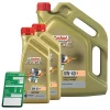CASTROL 7 L EDGE 0W-40 R + Ölwechsel-Anhänger 15D33C
