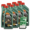 CASTROL 8x 1 L Magnatec STOP-START 5W-30 A5 + Ölwechsel-Anhänger 15CA42
