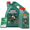CASTROL 8 L Magnatec Diesel 10W-40 B4 + Ölwechsel-Anhänger 15CA2C