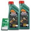 CASTROL 2x 1 L Magnatec Stop-Start 5W-30 C3 + Ölwechsel-Anhänger 15D611