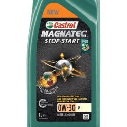 CASTROL 6 L Magnatec Stop-Start 0W-30 D + Castrol Ölwechsel-Anhänger + Ei 15D609 -Chemie Geschäft 2497329