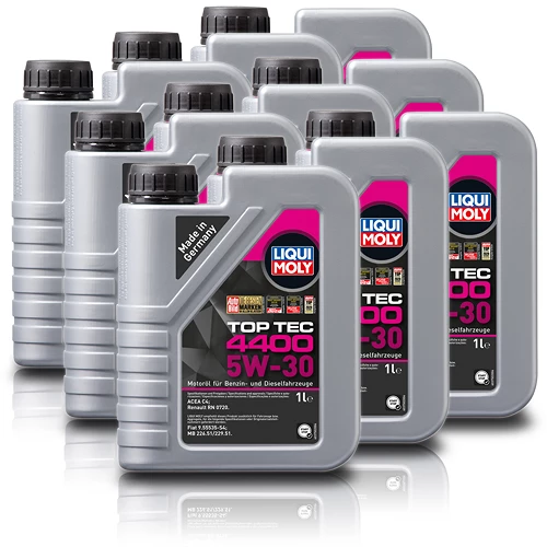 LIQUI MOLY 9x 1 L Top Tec 4400 5W-30 3750 1 LIQUI MOLY 9x 1 L Top Tec 4400 5W-30 3750