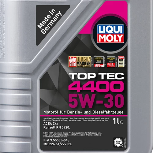 LIQUI MOLY 2x 1 L Top Tec 4400 5W-30 + Ölwechsel-Anhänger + Einfülltrichter 3750 2 LIQUI MOLY 2x 1 L Top Tec 4400 5W-30 + Ölwechsel-Anhänger + Einfülltrichter 3750 – Bild 2