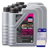 LIQUI MOLY 7x 1 L Top Tec 4400 5W-30 + Ölwechsel-Anhänger 3750