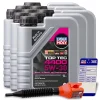 LIQUI MOLY 9x 1 L Top Tec 4400 5W-30 + Ölwechsel-Anhänger + Einfülltrichter 3750