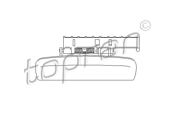 TOPRAN Türgriff 722647 1 TOPRAN Türgriff 722647