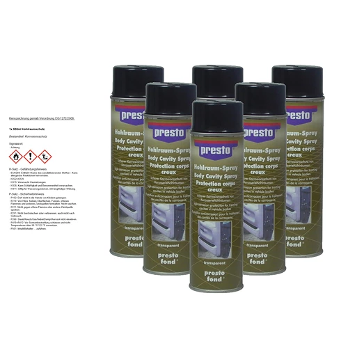 PRESTO 6x 500ml Hohlraumschutz 306055 1 PRESTO 6x 500ml Hohlraumschutz 306055