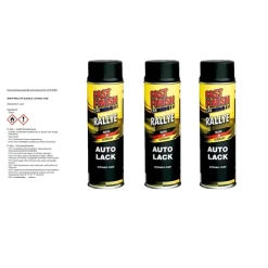 FAST FINISH 3x 500ml RALLYE Autolack Schwarz Matt 292828