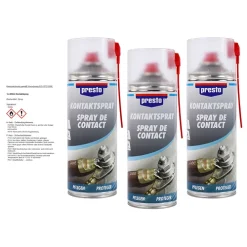PRESTO 3x 400ml Kontaktspray 157141