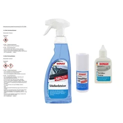 SONAX 1x 750ml ScheibenEnteiser+ 1x 50ml SchlossEnteiser 10811982