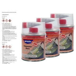 PRESTO 3x 250g Polyesterharz 600429