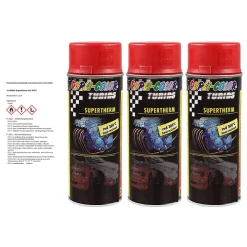 Dupli-Color DUPLI COLOR 3x 400ml Supertherm Red 300°C 339127