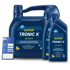 ARAL 6 L SuperTronic K 5W-30 + Ölwechsel-Anhänger 15DBCD