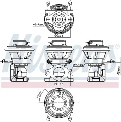 NISSENS AGR-Ventil 98226