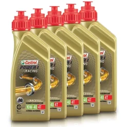 CASTROL 5x 1 L POWER1 Racing 4T 10W-40 14E94A
