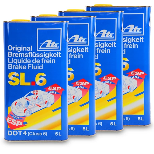 ATE 4x 5 Liter Bremsflüssigkeit SL.6 DOT4 03.9901-6403.2 2 ATE 4x 5 Liter Bremsflüssigkeit SL.6 DOT4 03.9901-6403.2 – Bild 2