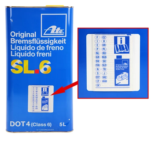 ATE 4x 5 Liter Bremsflüssigkeit SL.6 DOT4 03.9901-6403.2 4 ATE 4x 5 Liter Bremsflüssigkeit SL.6 DOT4 03.9901-6403.2 – Bild 4