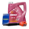 MANNOL 4L Energy 5W-30 + Ölwechselanhänger + Trichter MN7511-4
