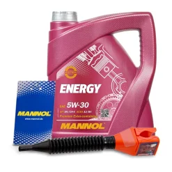 MANNOL 4L Energy 5W-30 + Ölwechselanhänger + Trichter MN7511-4
