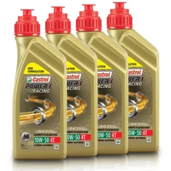 CASTROL 4x 1 L POWER1 Racing 4T 10W-50 14E94F