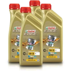 CASTROL 4x 1 L EDGE FLUID TITANIUM 5W-30 C3 15530C