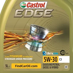 CASTROL 7 L EDGE FLUID TITANIUM 5W-30 C3 1552FD -Chemie Geschäft 2877090