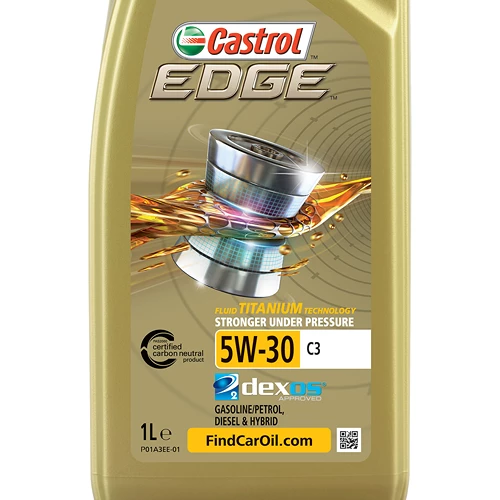 CASTROL 1 L EDGE FLUID TITANIUM 5W-30 C3 + Ölwechsel-Anhänger 15530C 2 CASTROL 1 L EDGE FLUID TITANIUM 5W-30 C3 + Ölwechsel-Anhänger 15530C – Bild 2