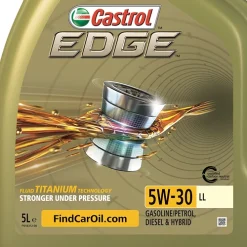 CASTROL 5 L EDGE FLUID TITANIUM 5W-30 LL 15669E -Chemie Geschäft 3008881