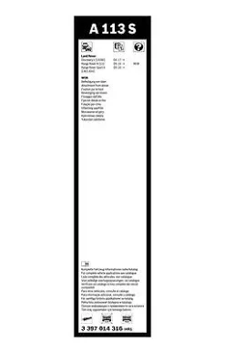 BOSCH Wischblatt 3397014316 9 BOSCH Wischblatt 3397014316 -Chemie Geschäft 3131288