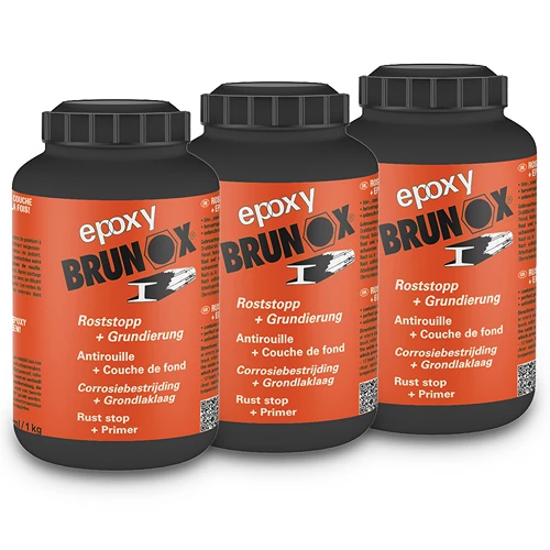 BRUNOX 3x 1 L Epoxy Roststopp + Grundierung BR1,00EP 2 BRUNOX 3x 1 L Epoxy Roststopp + Grundierung BR1,00EP – Bild 2