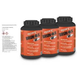 BRUNOX 3x 1 L Epoxy Roststopp + Grundierung BR1,00EP