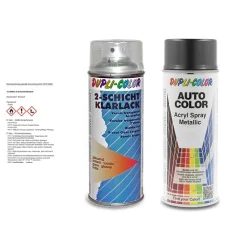 Dupli-Color DUPLI COLOR 400 Ml Auto-Color Lack Grau Metallic 70-0370 + 400ml 2-Schicht-Kl 40436805