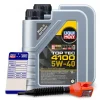 LIQUI MOLY 2x 1 L Top Tec 4100 5W-40 + Ölwechsel-Anhänger 3700