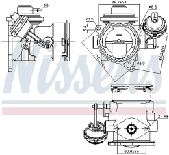NISSENS AGR-Ventil 98297