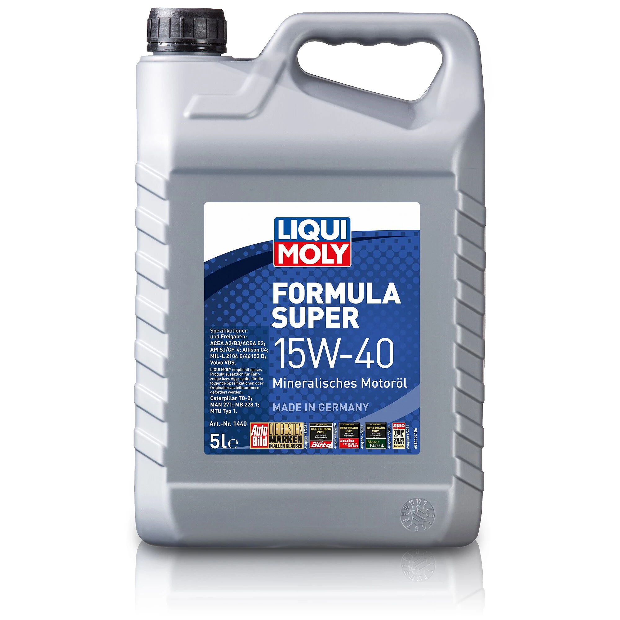 LIQUI MOLY 5 L Formula Super 15W-40 Motoröl 1440 1 LIQUI MOLY 5 L Formula Super 15W-40 Motoröl 1440